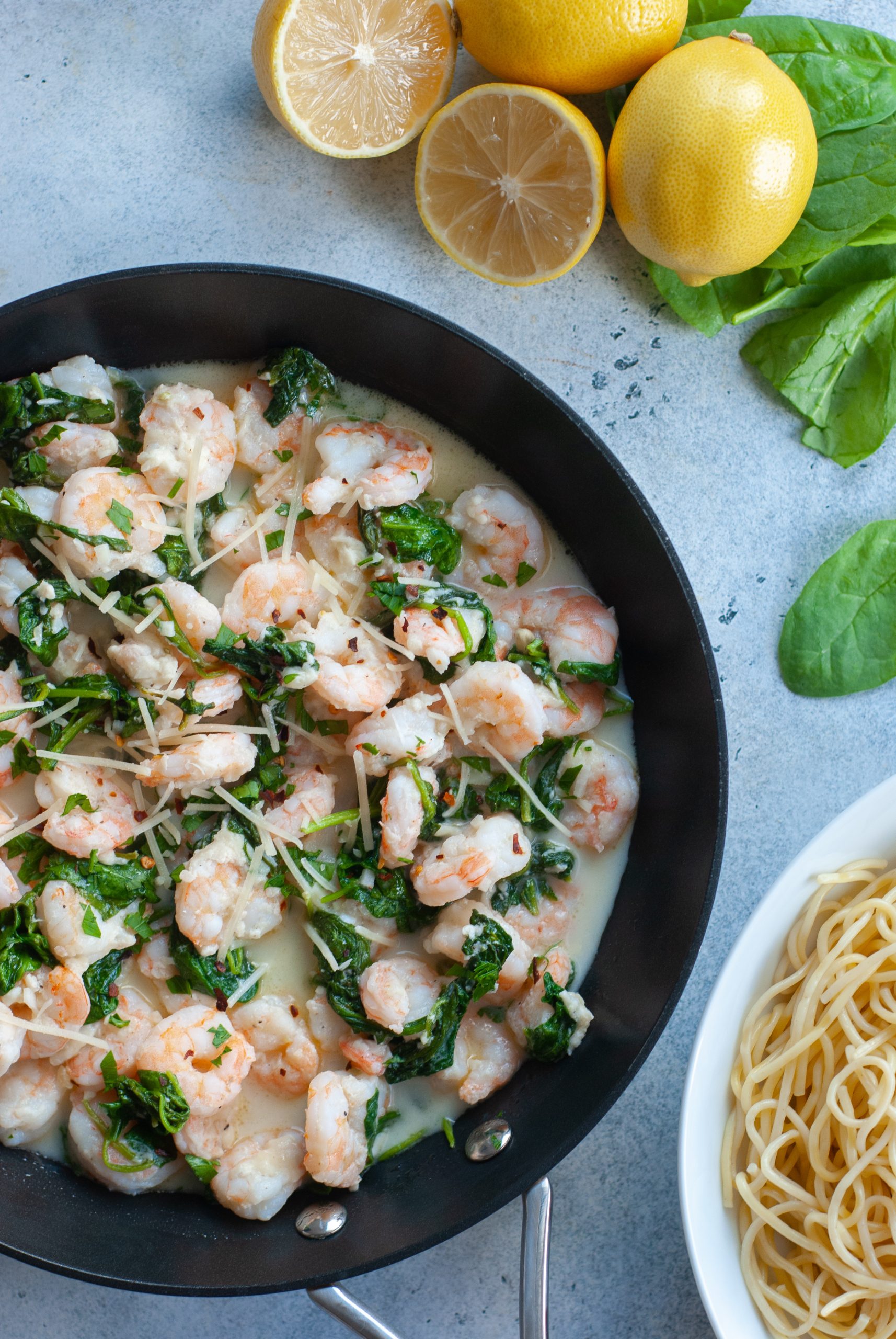 Lemon Garlic Shrimp with Zoodles Macrostax