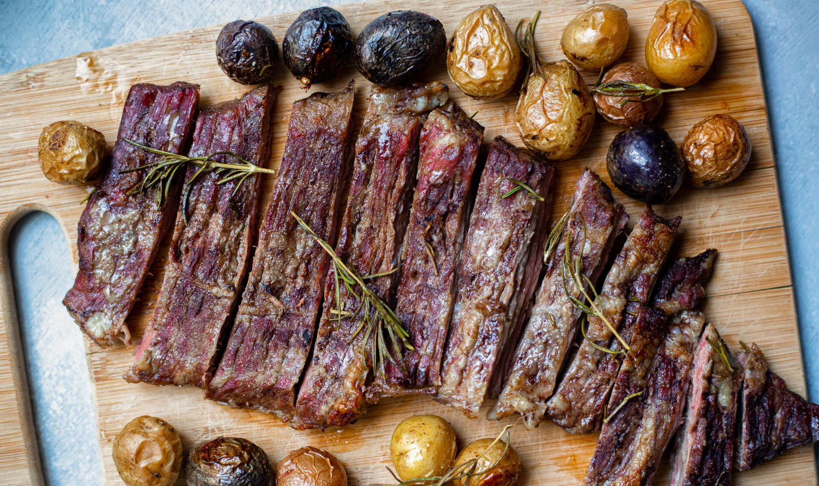 Skirt Steak and Baby Potatoes