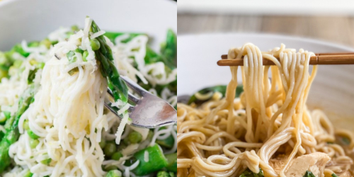 Macrostax Shirataki Noddles vs. Noodles