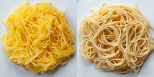 Macrostax Spaghetti Squash vs Spaghetti