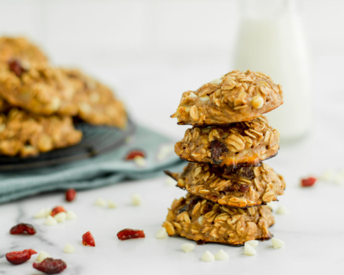 Blog - High Protein White Chocolate Cranberry Cookies