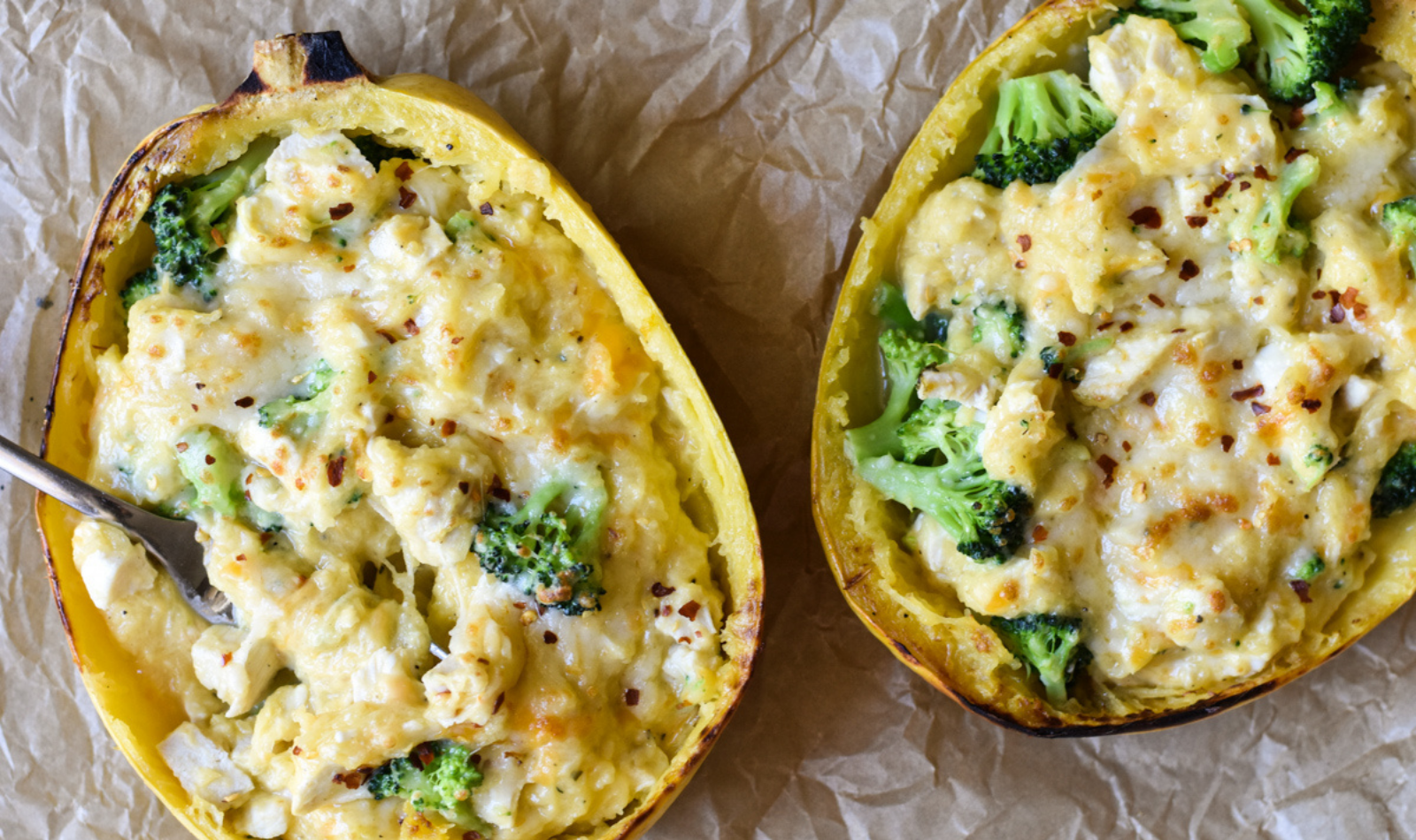 Blog Featured Image -Cheesy Spaghetti Squash Boats