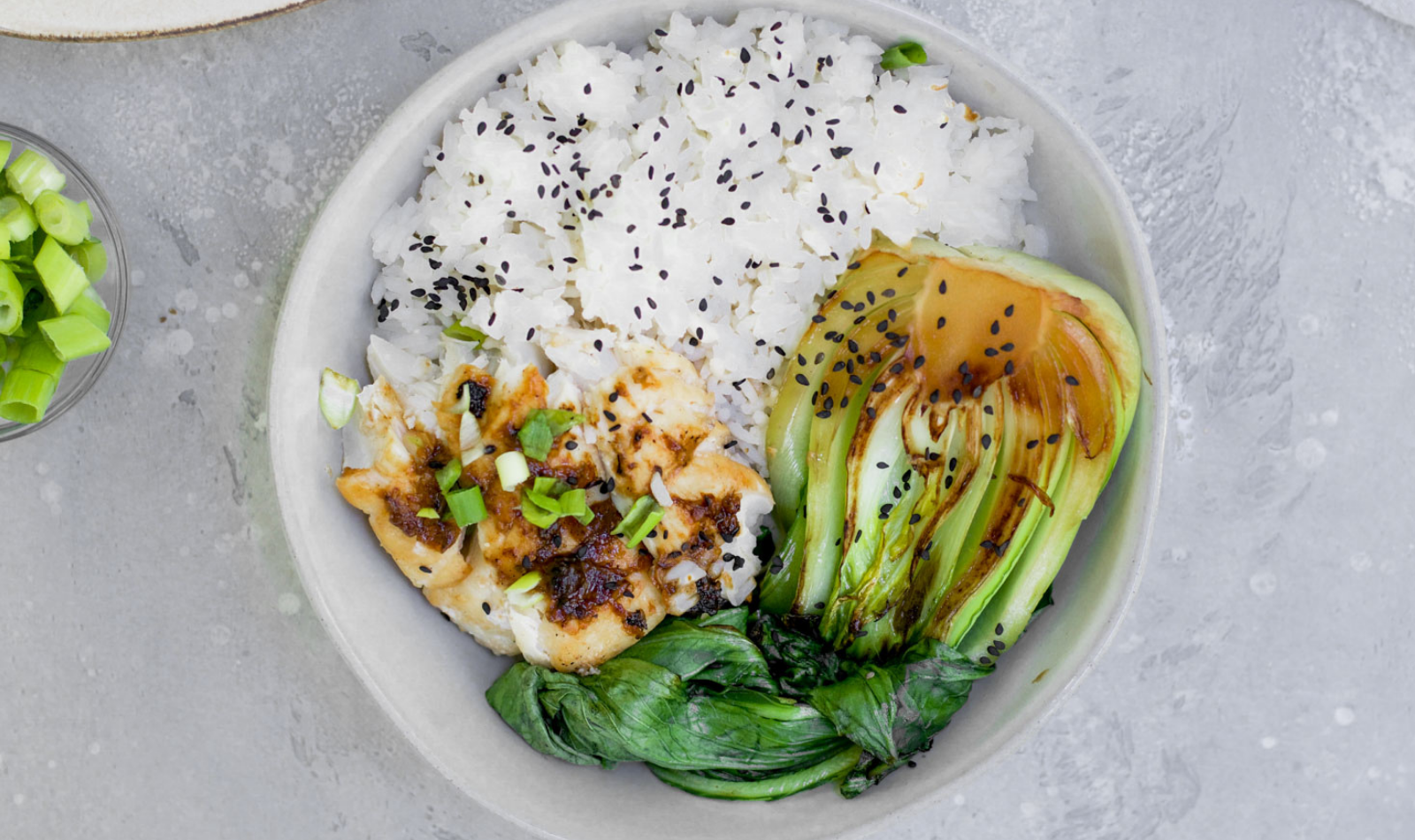 Blog Featured Image -Miso Ginger Cod with Bok Choy and Rice