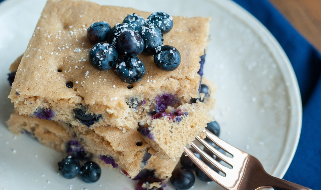 Baked Blueberry Pancakes