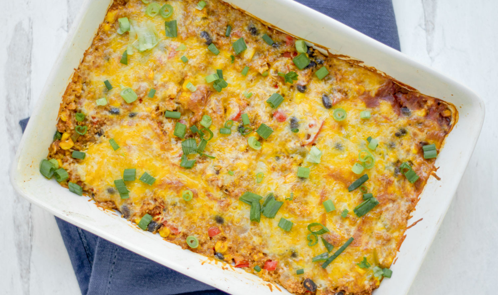 Blog Featured Image - Black Bean Enchilada Casserole