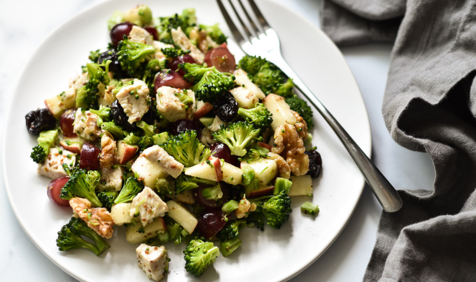 Blog Featured Image - Broccoli Waldorf Salad
