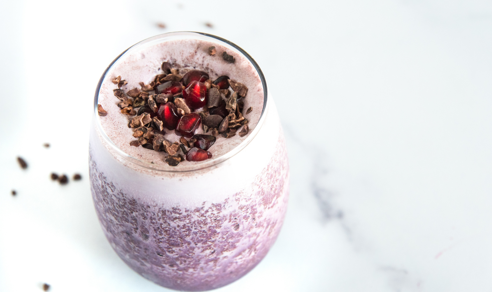 Blog Featured Image - Chocolate Pomegranate Antioxidant Smoothie