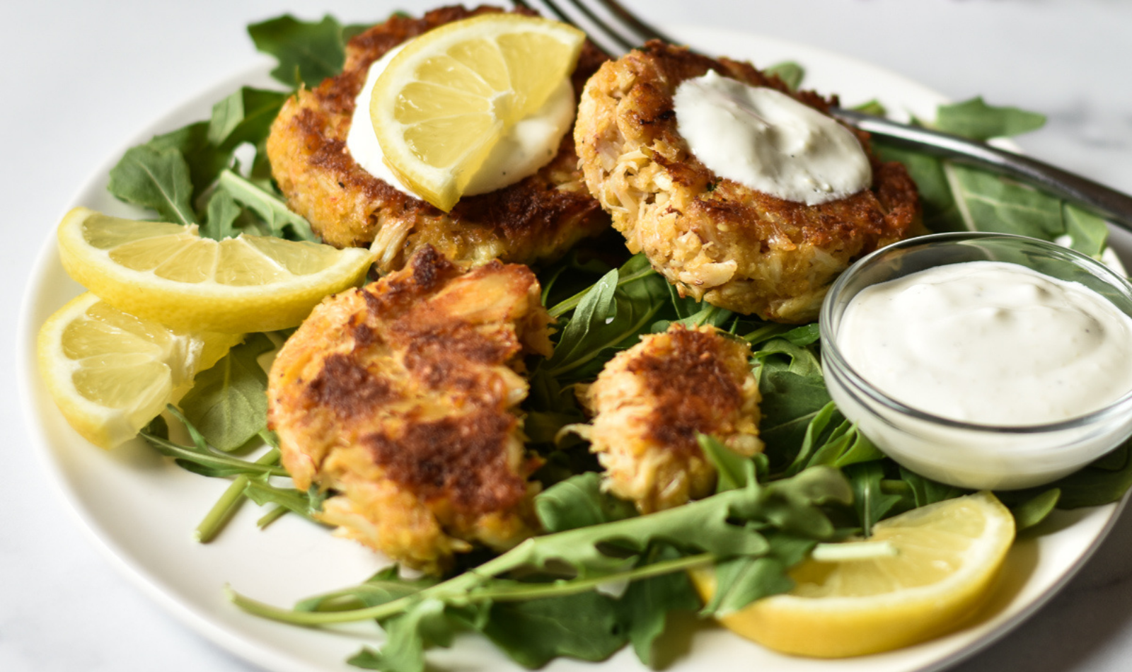 Blog Featured Image - Crab Cakes with Lemon Cream Sauce