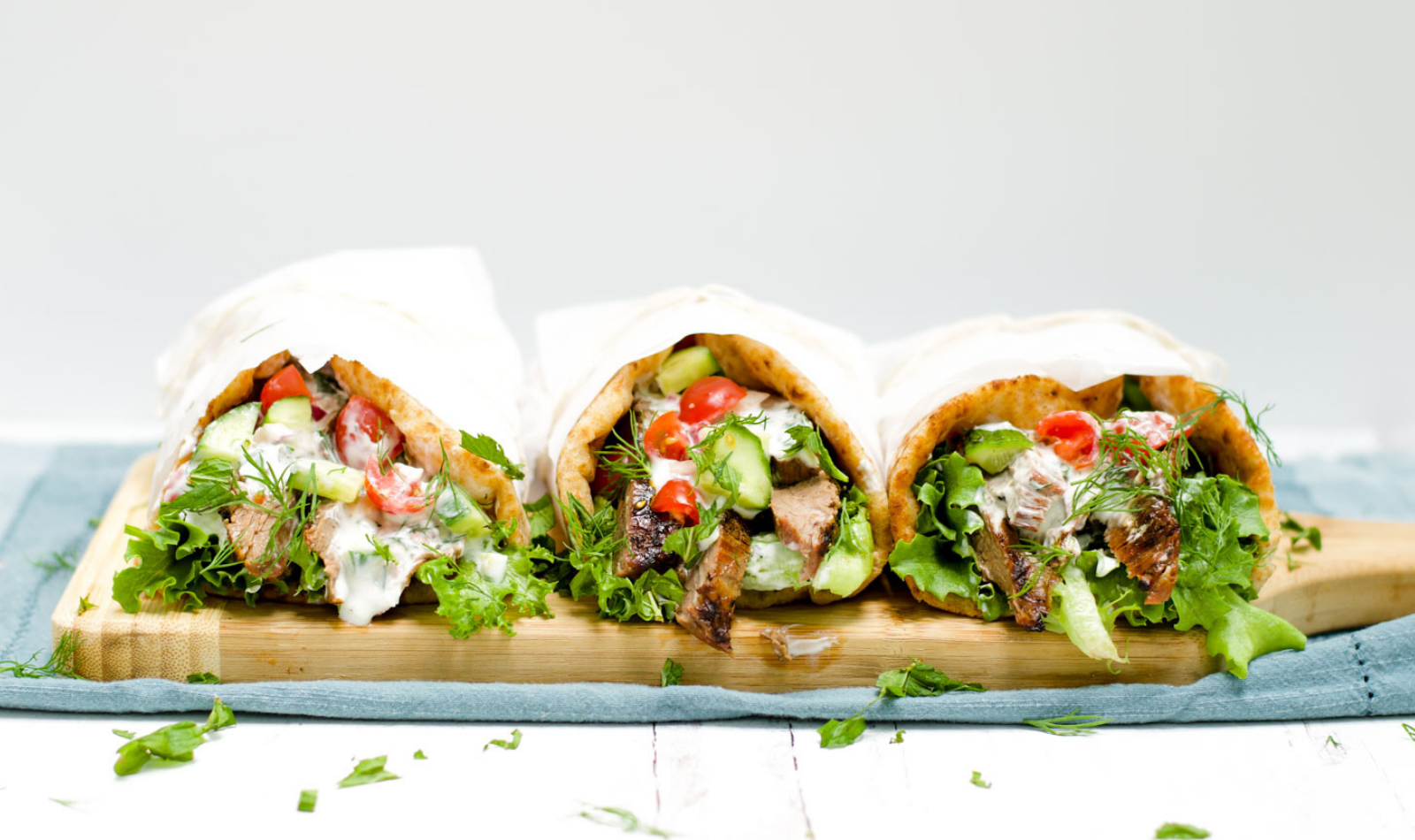 Blog Featured Image - Flank Steak Gyros