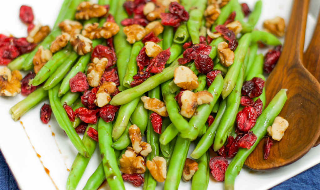 Green Beans with Cranberries & Walnuts Macrostax