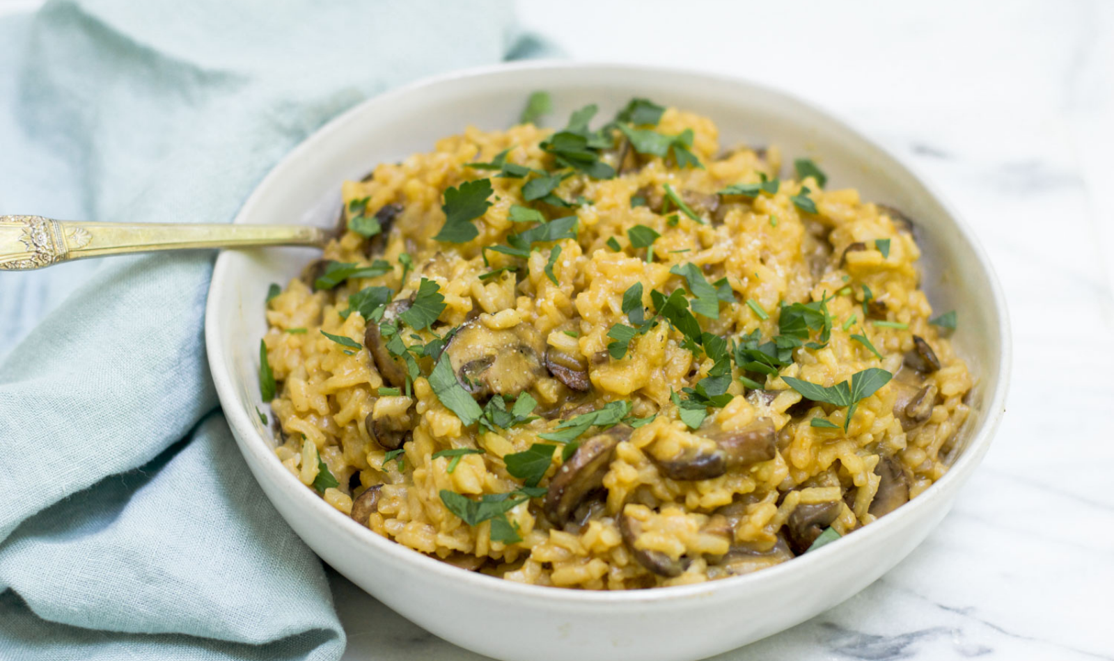 Blog Featured Image - Mushroom Risotto