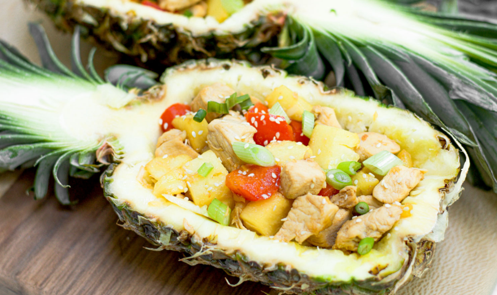 Pineapple Teriyaki Chicken with Coconut Rice - Macrostax