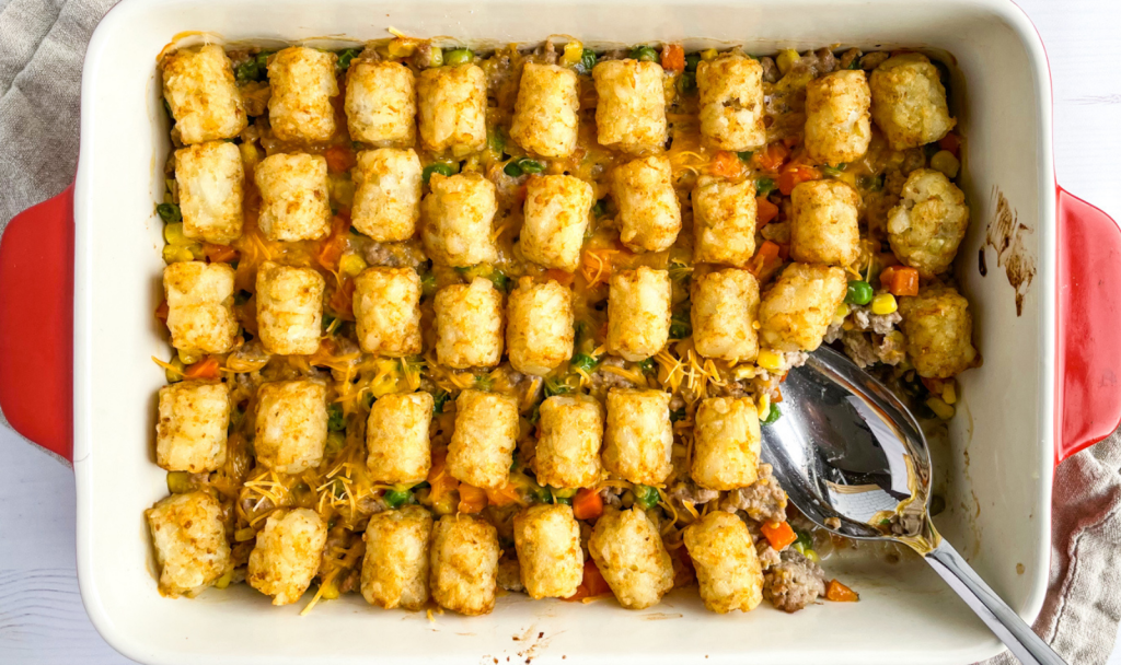 Turkey Tater Tot Casserole Macrostax