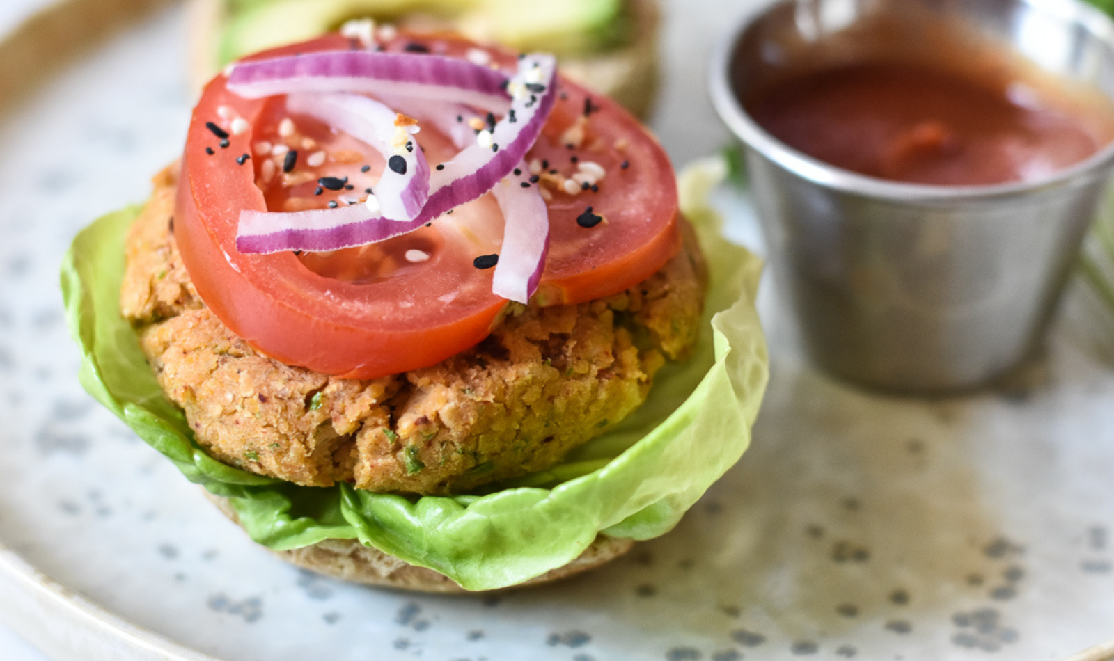 Blog Featured Image - Vegan Chickpea Burger