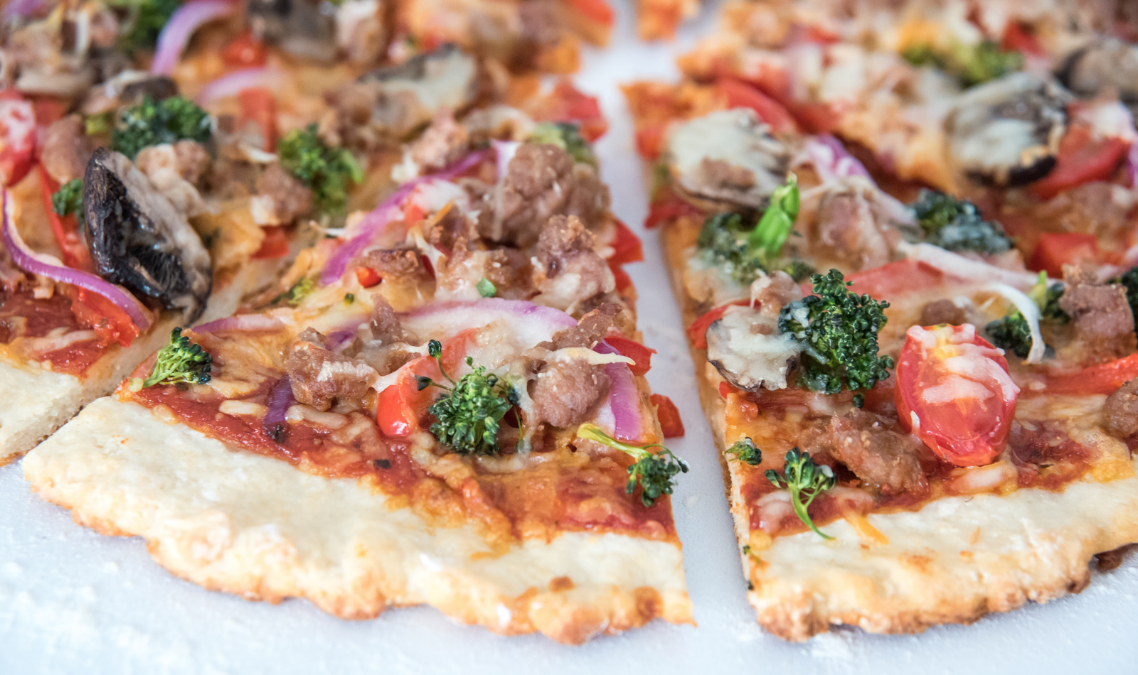 Blog Featured Image - Veggie and Sausage Pizza