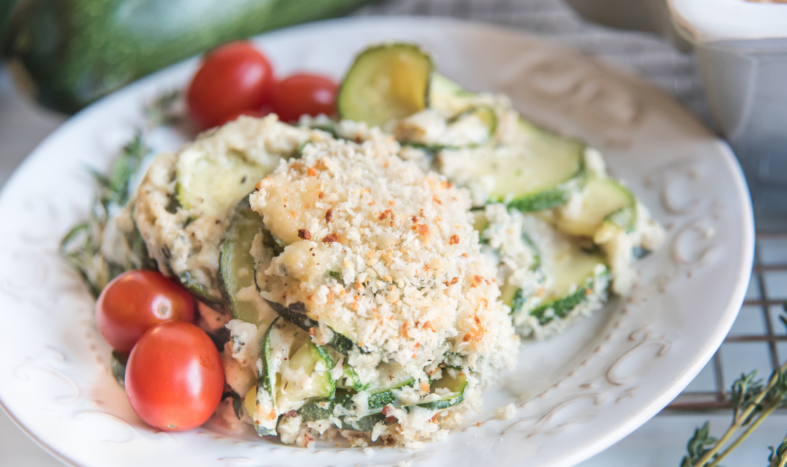 Blog Featured Image - Zucchini Gratin