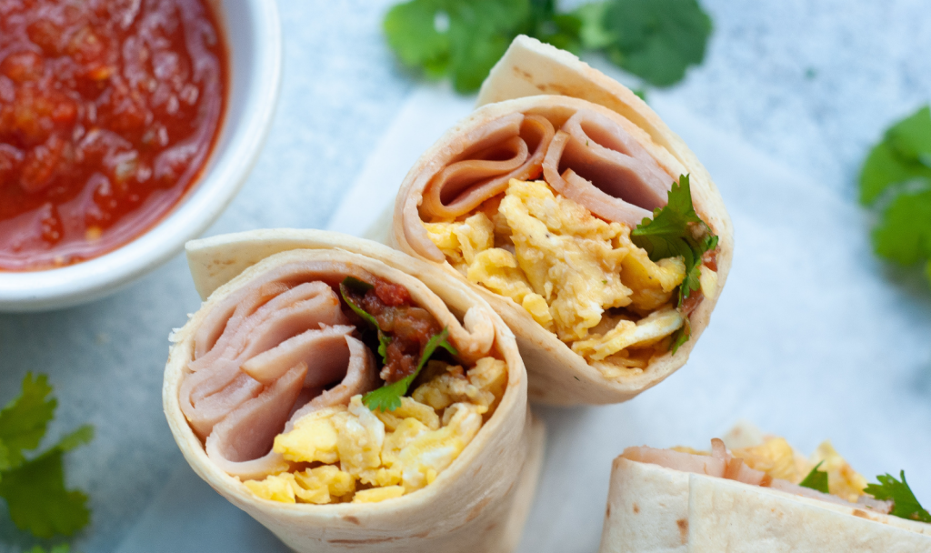 5 Minute Breakfast Burrito - Macrostax