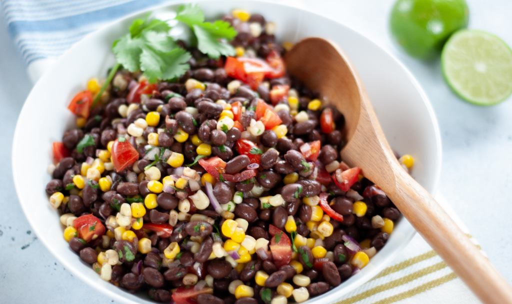 Cilantro Lime Black Bean Salad - Macrostax