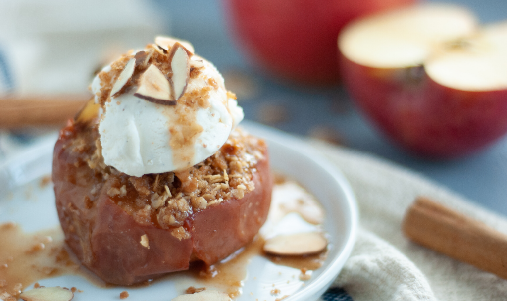 Individual Baked Apple Crisps - Macrostax