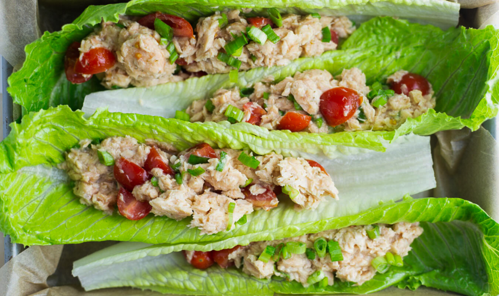 Salmon Lettuce Wraps - Macrostax
