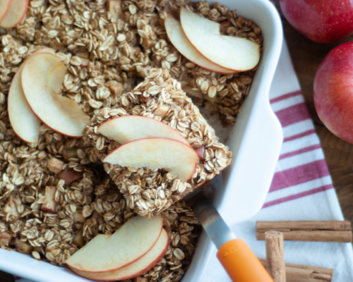 Blog aspect Landscape - Baked Apple Maple Oatmeal Squares