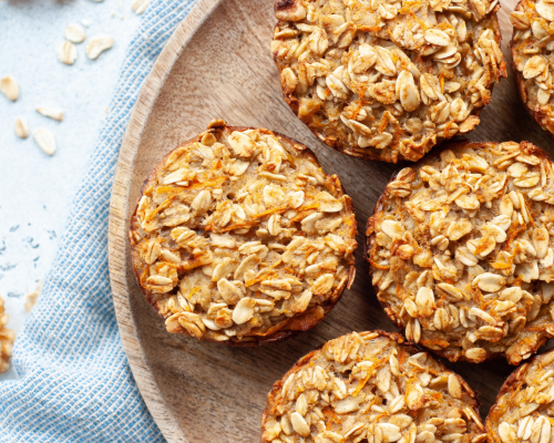 Carrot Cake Oatmeal Cups