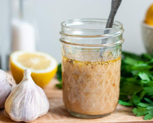 Blog aspect Landscape - Lower Fat Lemon Garlic Vinaigrette