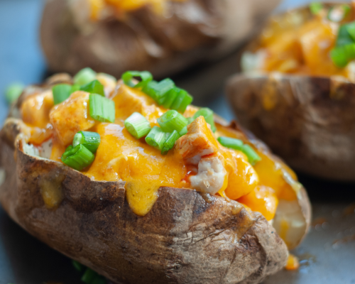 Buffalo Chicken Loaded Potato