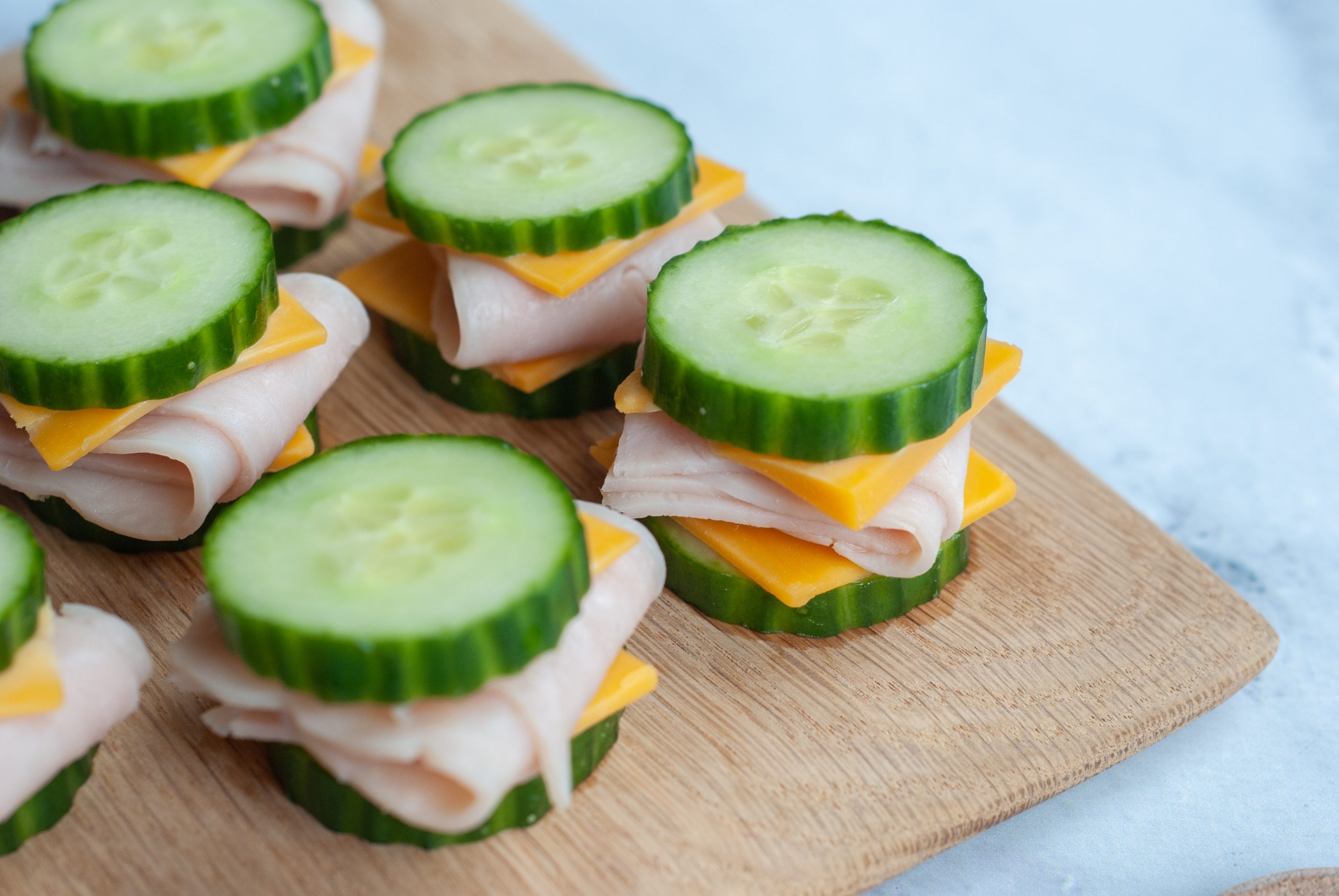 Macrostax healthy macro-friendly meal prep recipes, cucumber sammies