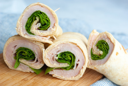 Turkey Hummus Wrap