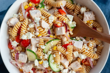 Macrostax Summer Pasta Salad