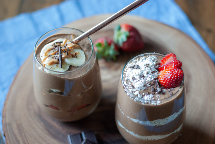 Chocolate Peanut Butter Chia Pudding