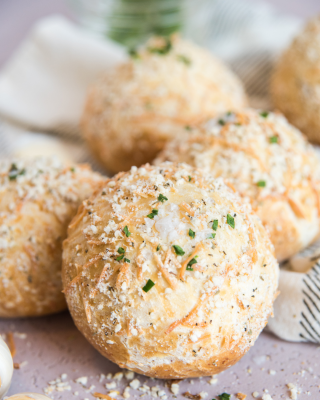 Portrait - Cheesy Garlic and Chive Rolls