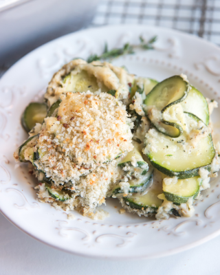 Portrait - Zucchini Gratin