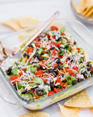 Portrait - blog - Lightened Up Seven Layer Dip