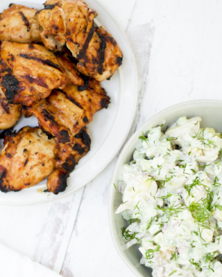 Portrait - blog - BBQ Chicken with Lemon-Dill Potato Salad