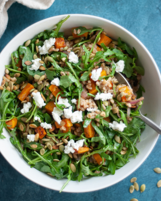 Portrait - blog - Butternut Squash and Farro Salad