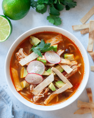 Portrait - blog - Instant Pot Chicken Tortilla Soup