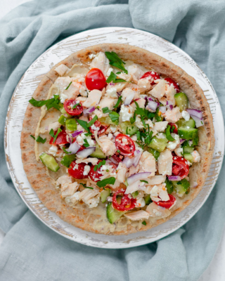 Portrait - blog - Mediterranean Pita Pizza