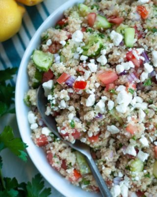 Portrait - blog - Mediterranean Quinoa Salad