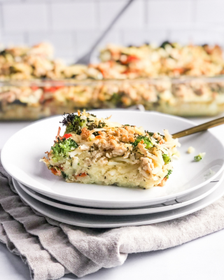 Portrait - blog - Overnight Turkey and Veggie Breakfast Casserole