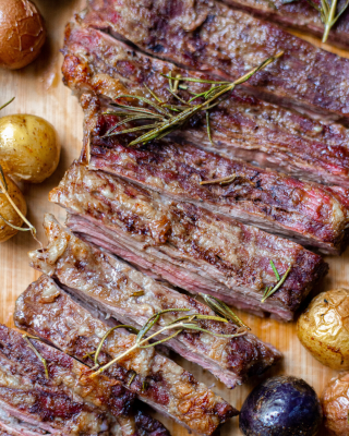 Portrait - blog - Skirt Steak and Baby Potatoes