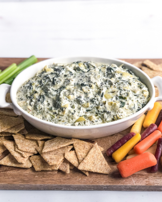 Portrait - blog - Slow Cooker Spinach Artichoke Dip