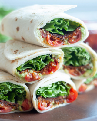 Portrait - blog - Vegan BLT Wraps