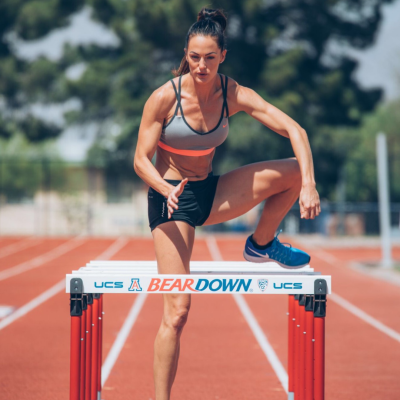 georganne hurdling training 