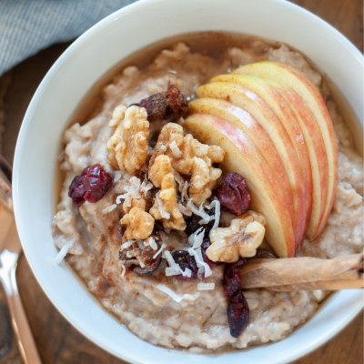 blog square aspect - Apple Cinnamon Slow Cooker Oats