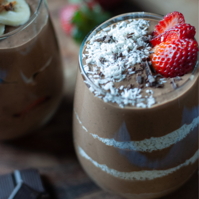 blog square aspect - Chocolate PB Chia Pudding