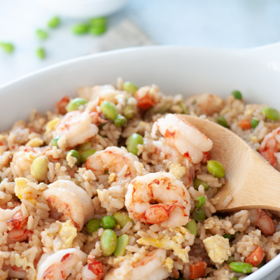 blog square aspect - shrimp fried rice
