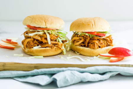 Macrostax BBQ Pulled Pork Sandwiches