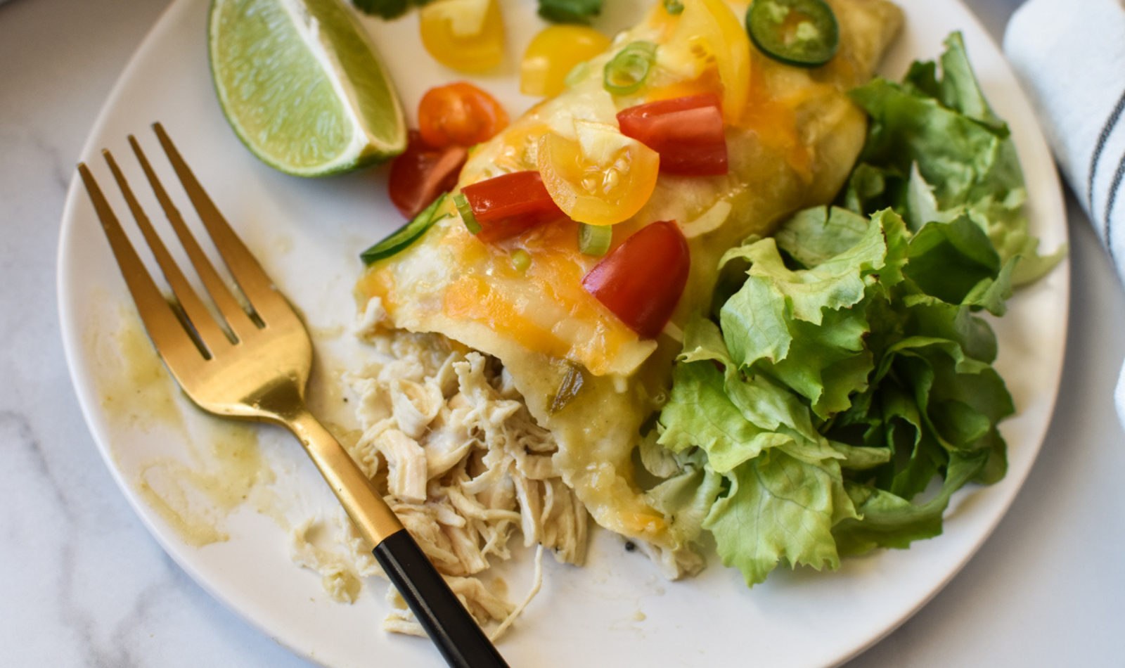 Blog Featured Image - 5-Ingredient Chicken Enchiladas